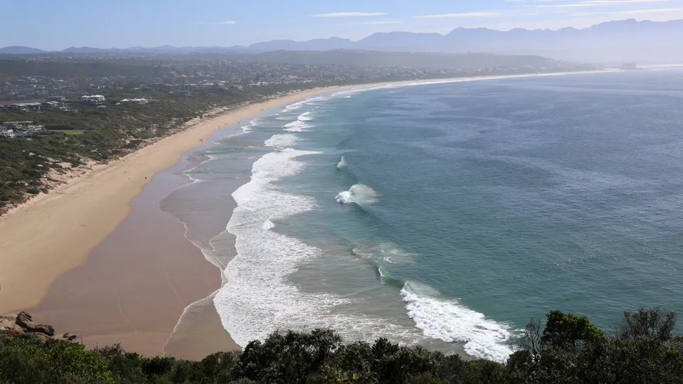 Beach and rocky headland at Plettenberg Bay